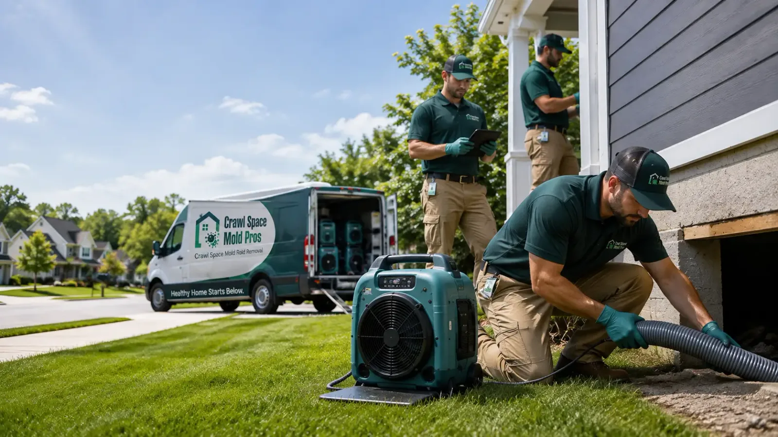 Crawl Space Mold Removal in Fairfield, ID